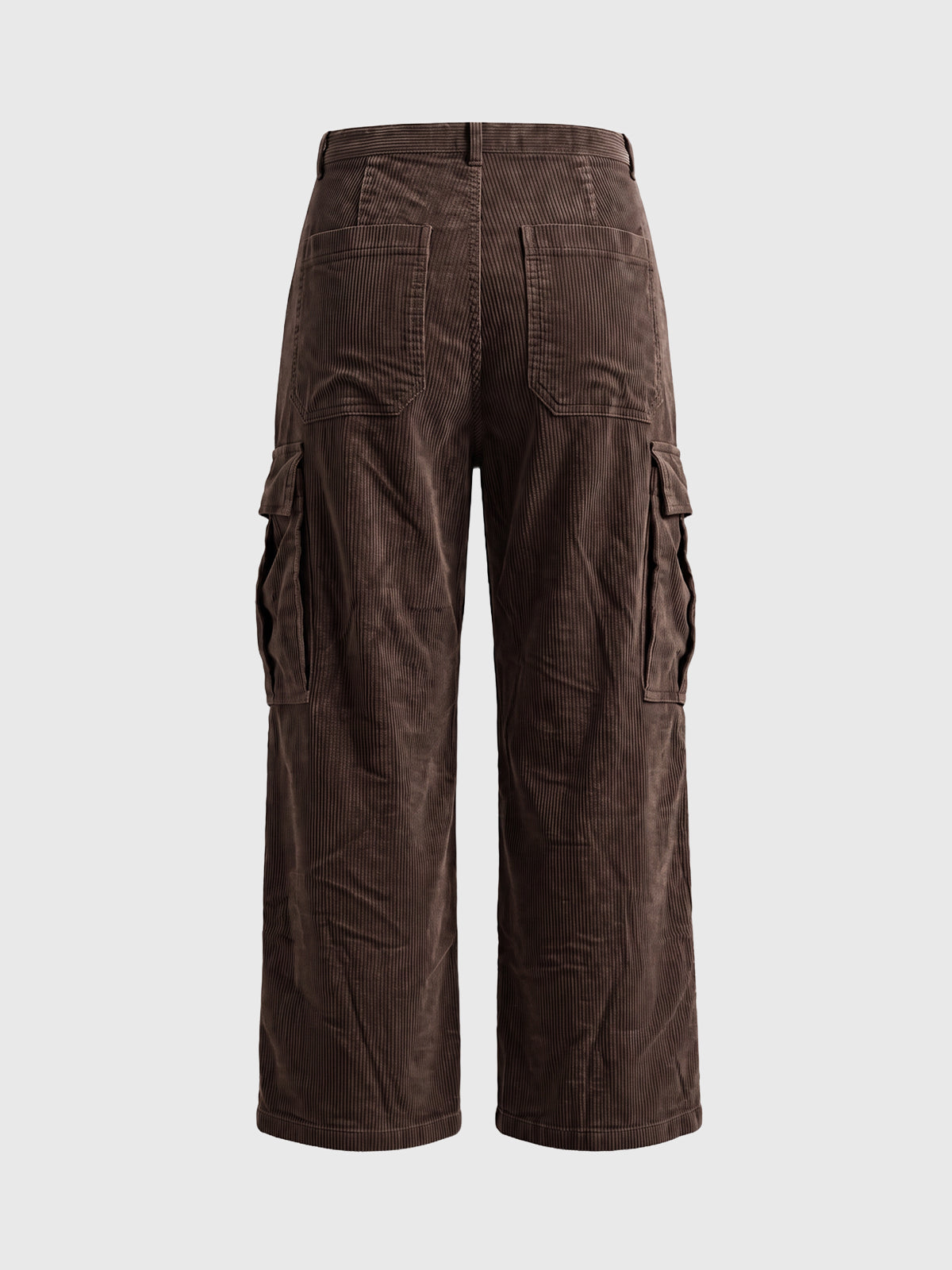 Weekday Outdoor Wide-leg Multi-Pocket Cargo Pants - Brown