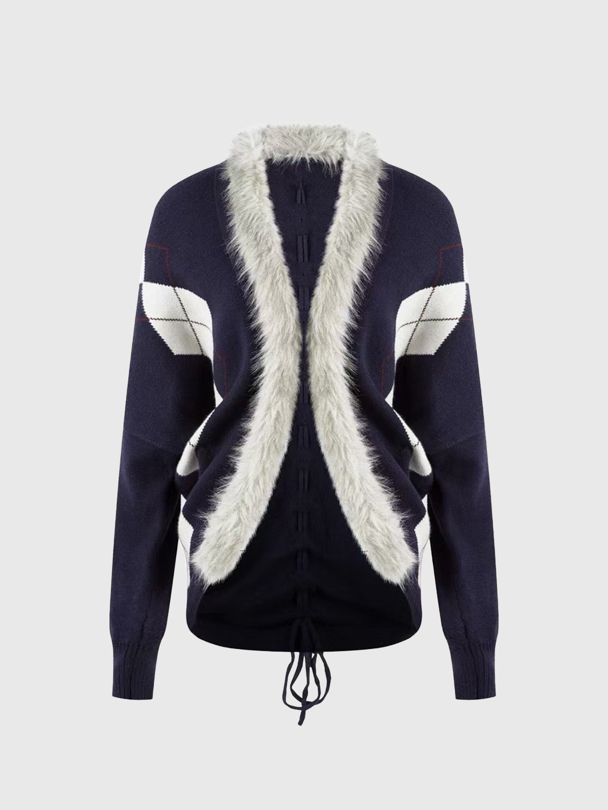 Soft Verge Sweater Jacket – Ink Blue