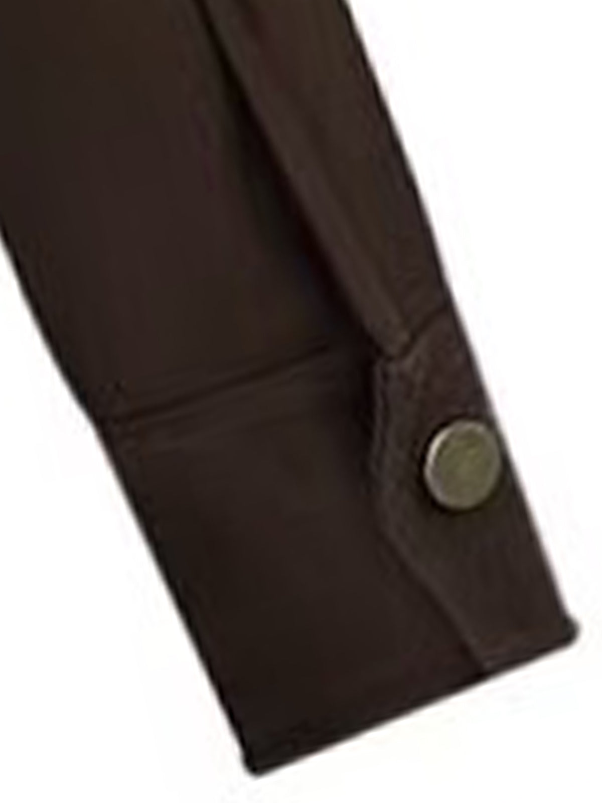 Evening Frame Leather Jacket – Chestnut Brown