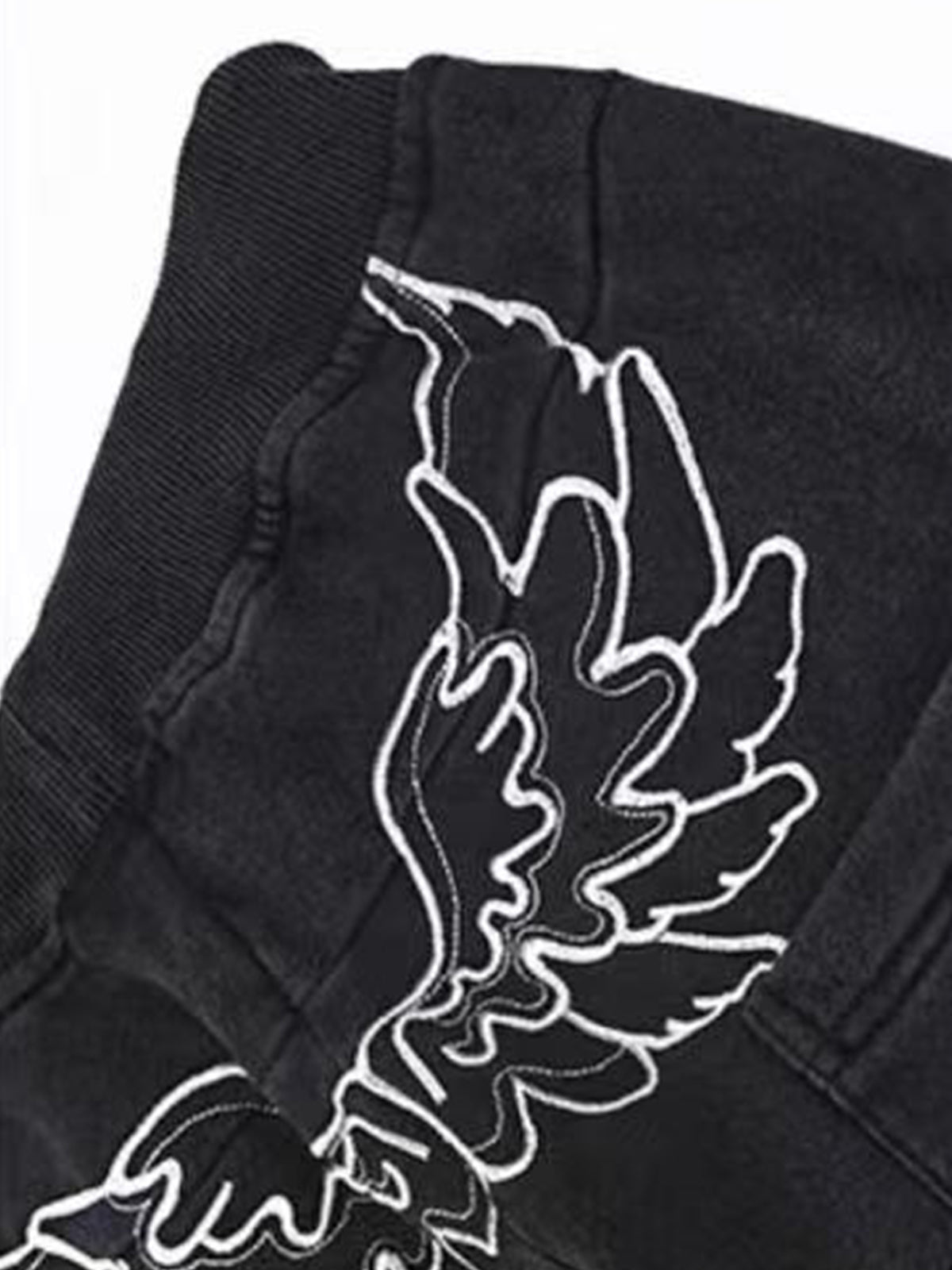 Co-ed Dorm Skimming Multi-Pocket Utility Maxi Pants - Black