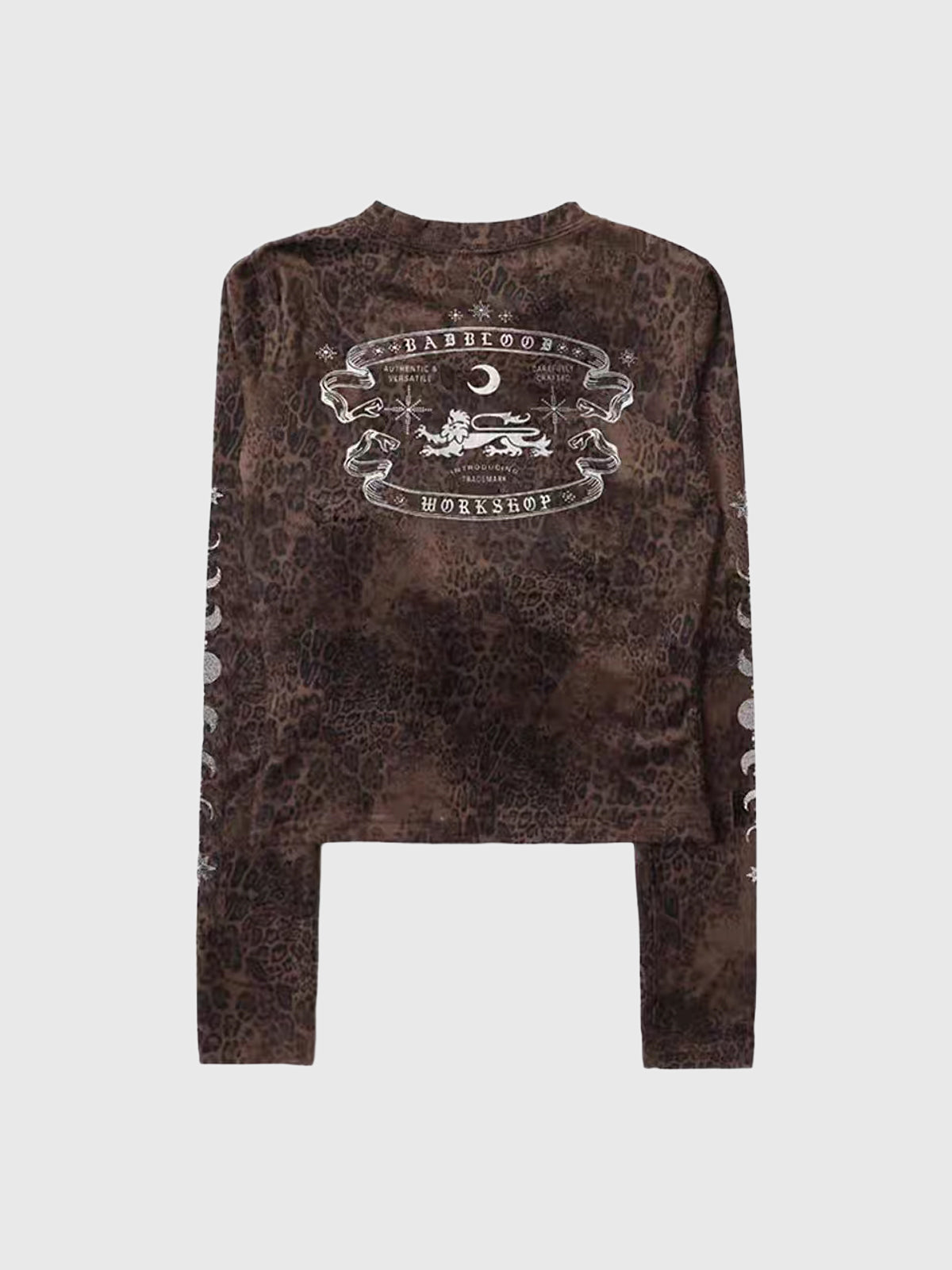 American Club Skimming Striped Knit Top - Brown