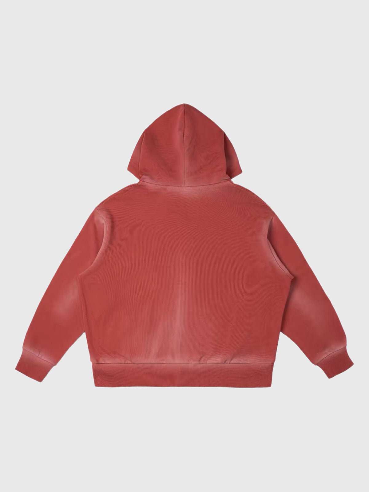 American Club Baggy Striped Knit Polo Top - Red