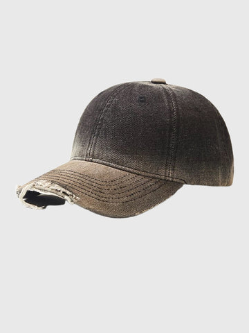 Weekday Outdoor Casual Washed Vintage Baseball Hat - Black