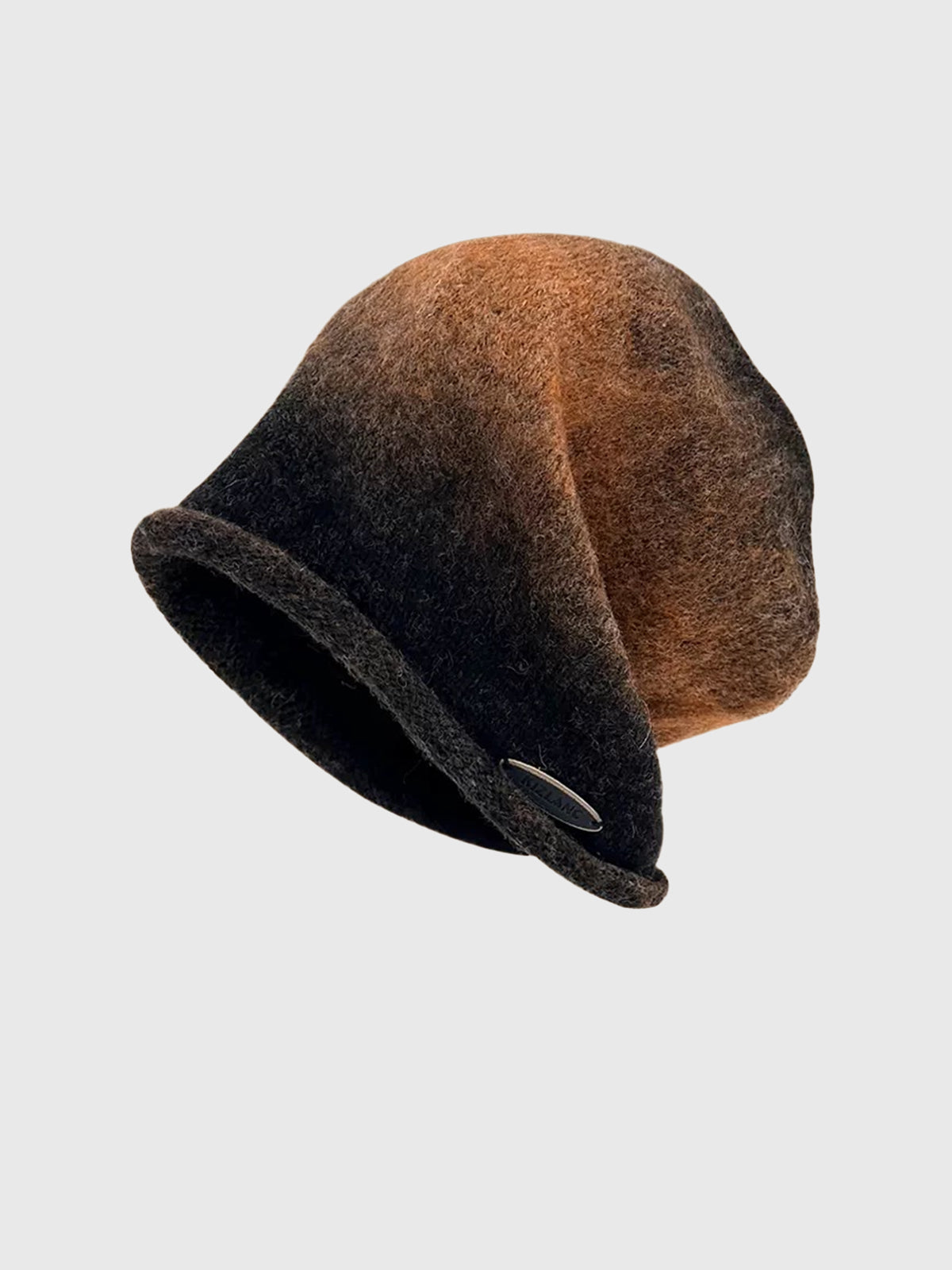 Co-ed Dorm Casual Slouchy Ribbed Beanie - Brown