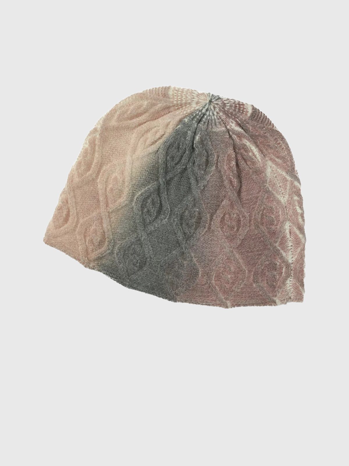 Weekday Outdoor Casual Ombre Slouchy Beanie - Green