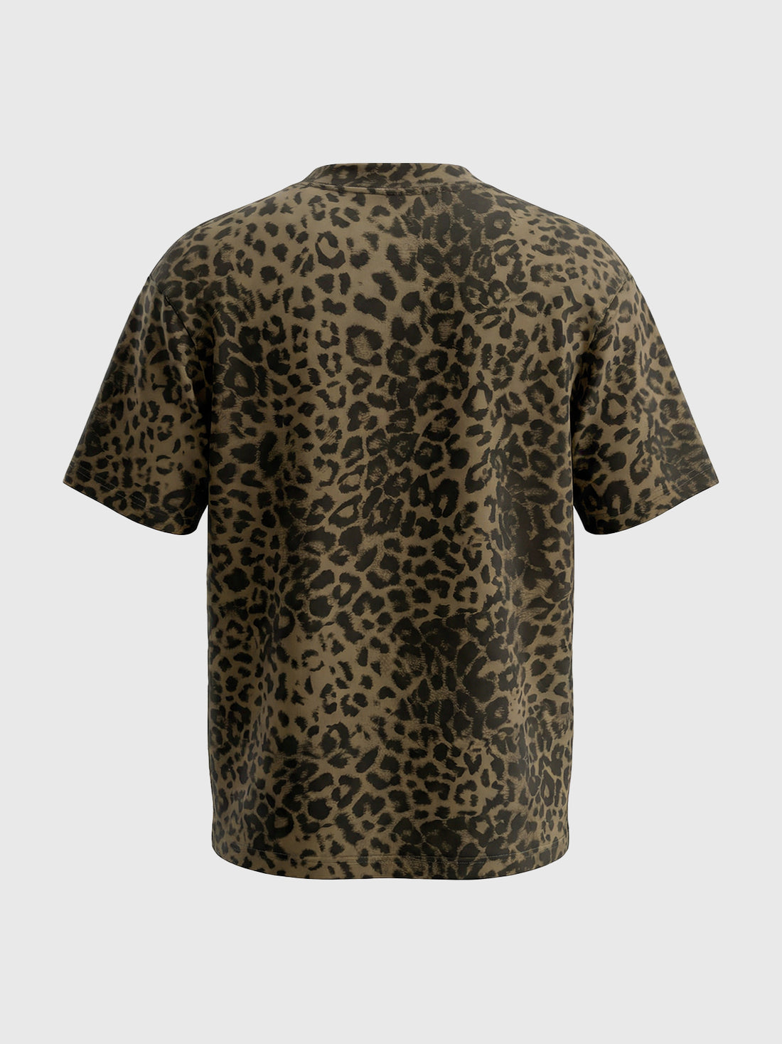 Co-ed Dorm Baggy Leopard Print Tee - Leopard