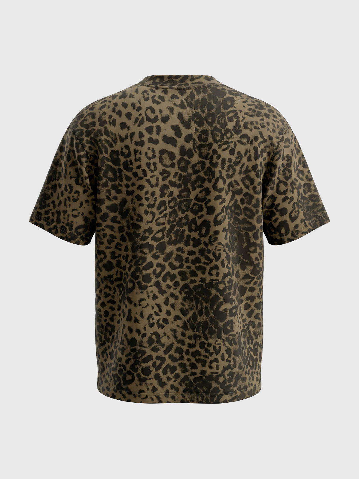 Co-ed Dorm Baggy Leopard Print Tee - Leopard