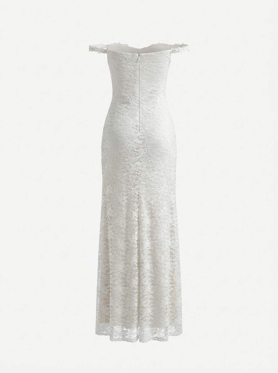 Veil Static Dress - Ivory Pearl