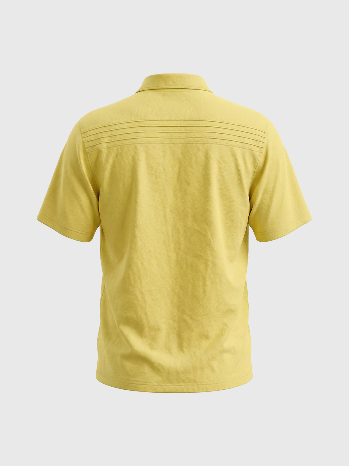 Co-ed Dorm Basic Baggy Boxy Shirt - Yellow