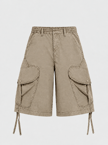 Weekday Outdoor Washed Multi-Pocket Utility Shorts - Grey