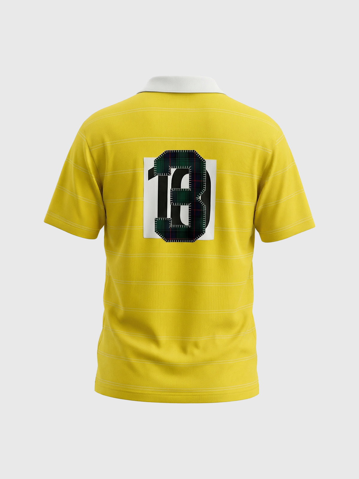 Varsity Jersey Polo - Mustard Yellow