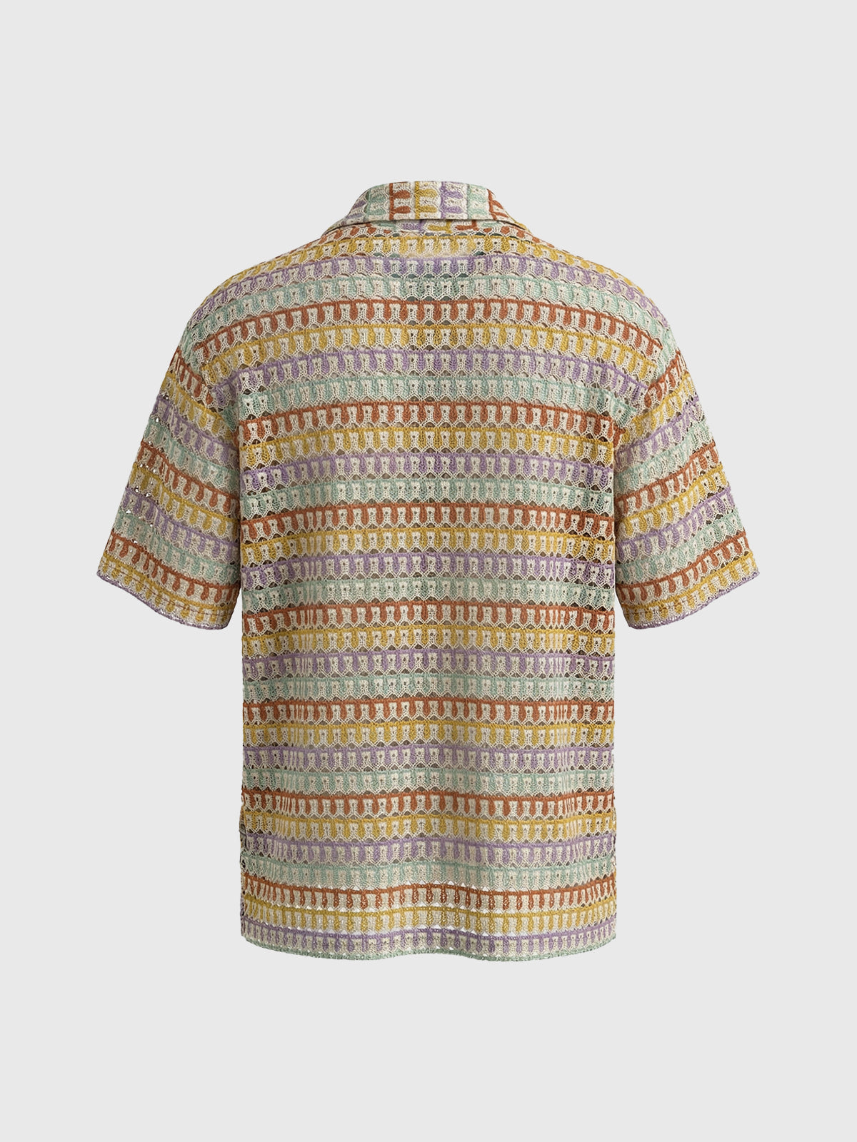 Co-ed Dorm Cutout Relaxed Shirt - Amber Stripe