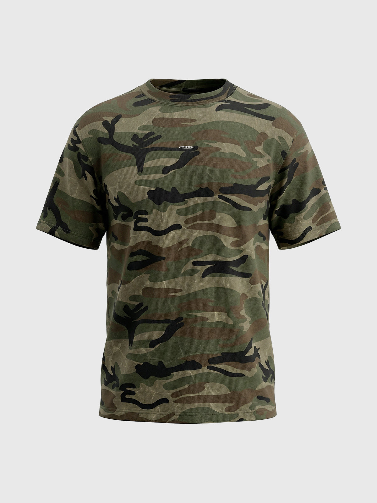 Co-ed Dorm Baggy Camouflage Print Tee - Camo