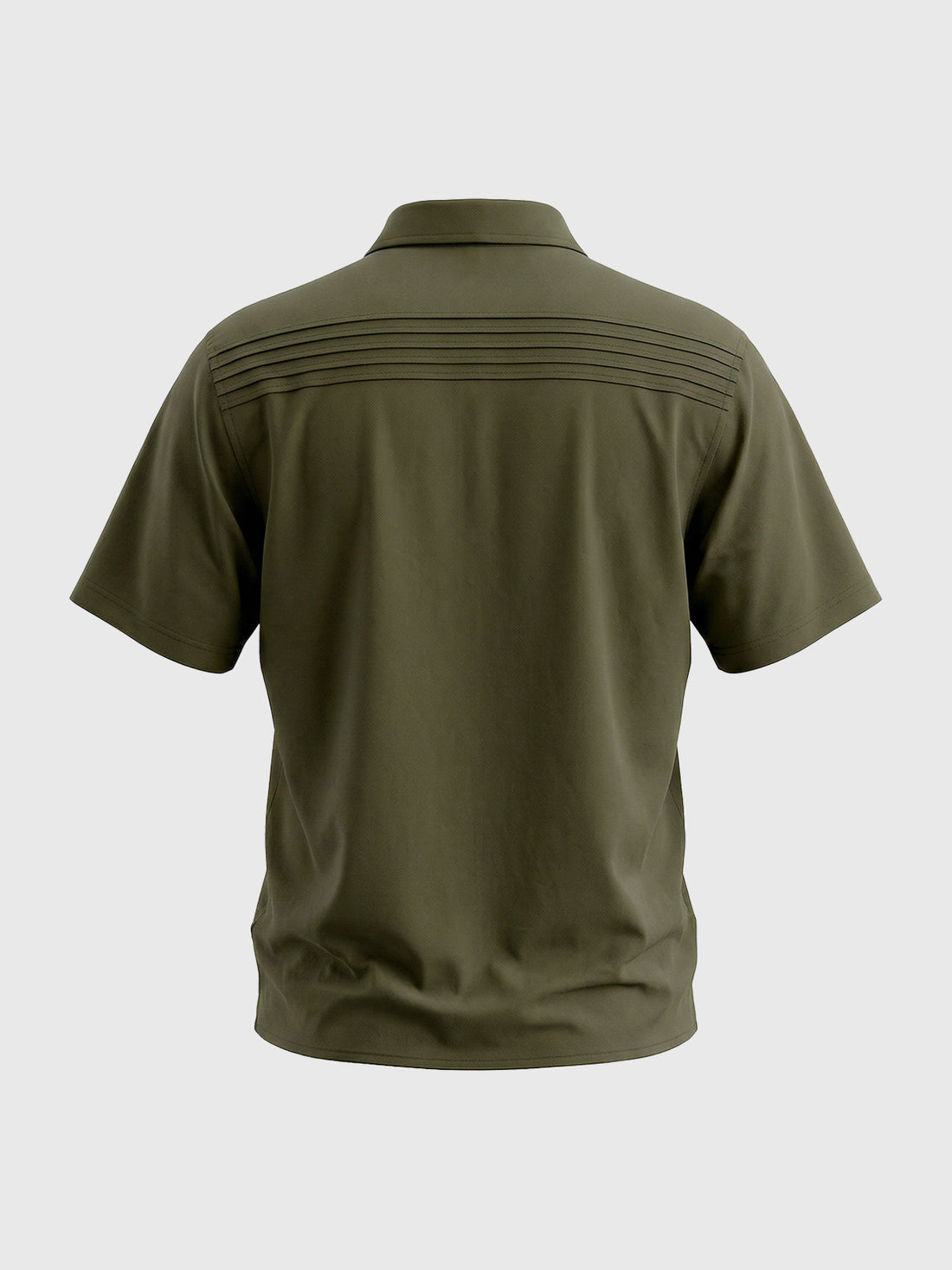 Co-ed Dorm Cargo Boxy Shirt - Olive Moss