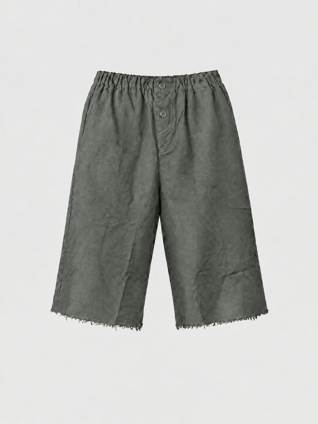 Weekday Outdoor Washed Pleated Relaxed Cargo Shorts - Grey