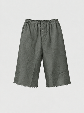Weekday Outdoor Washed Pleated Relaxed Cargo Shorts - Grey