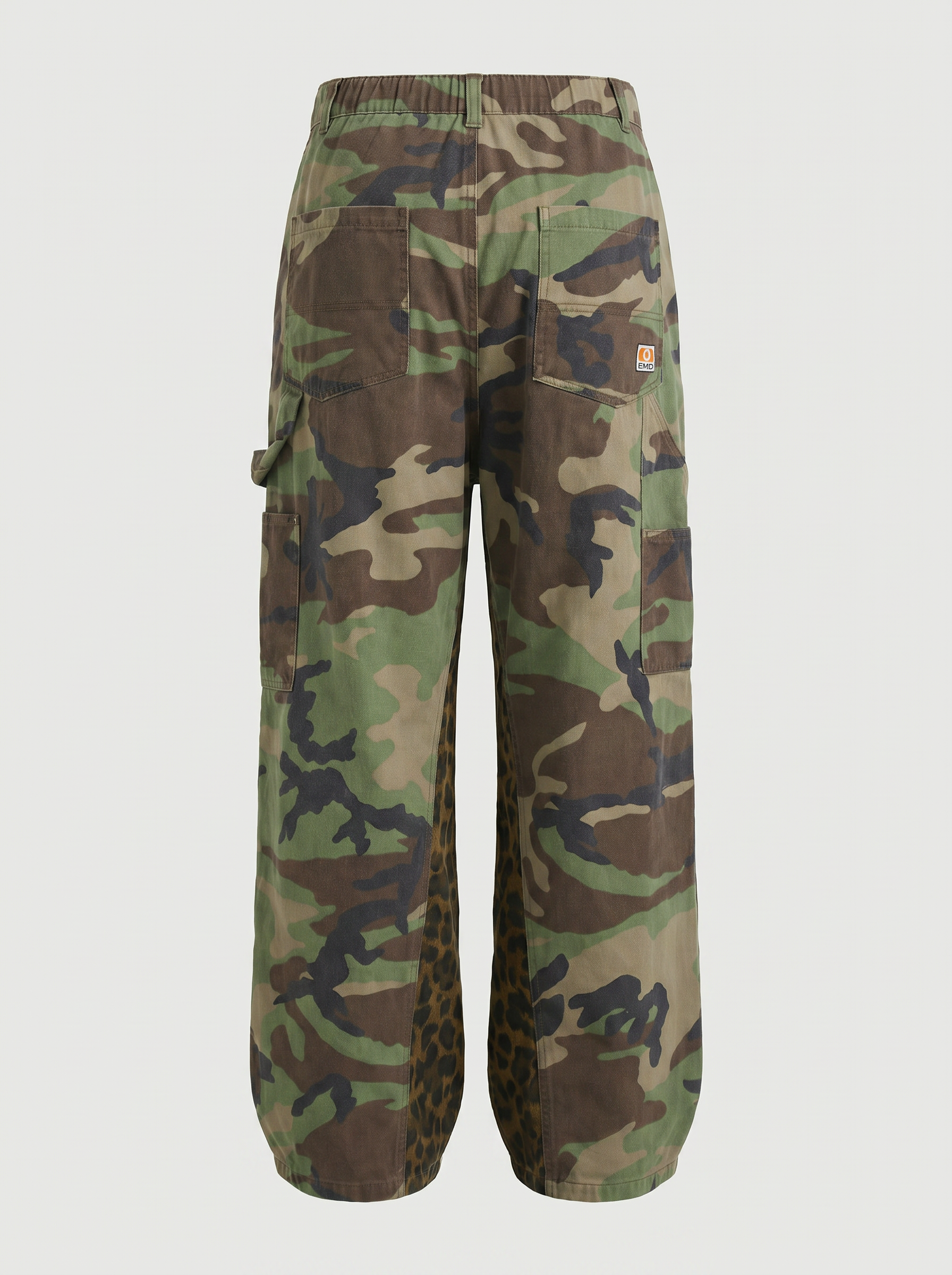 Wild Merge Cargo Pants - Camo Leopard