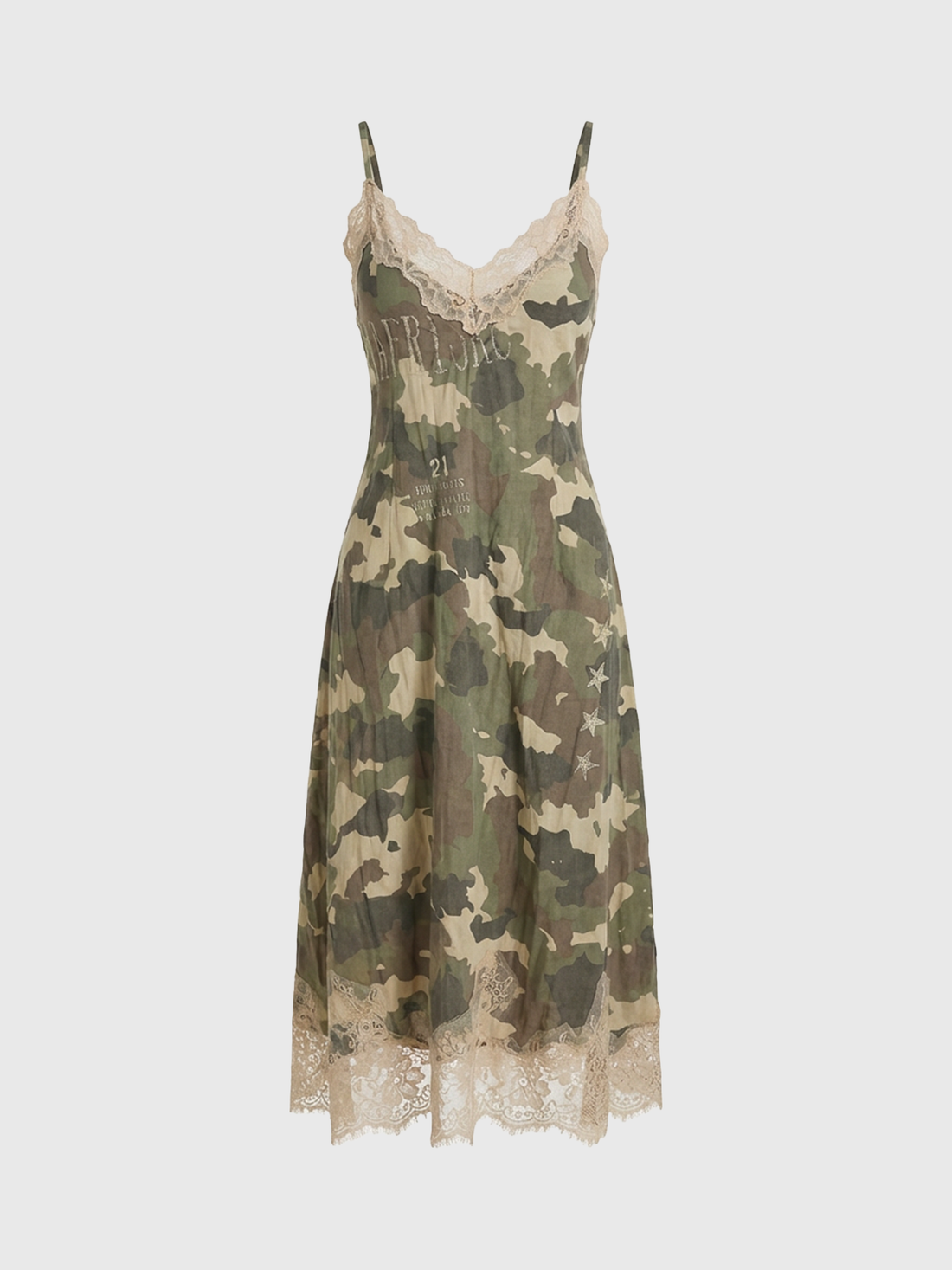 Emotionally Expensive Dress - Army Khaki