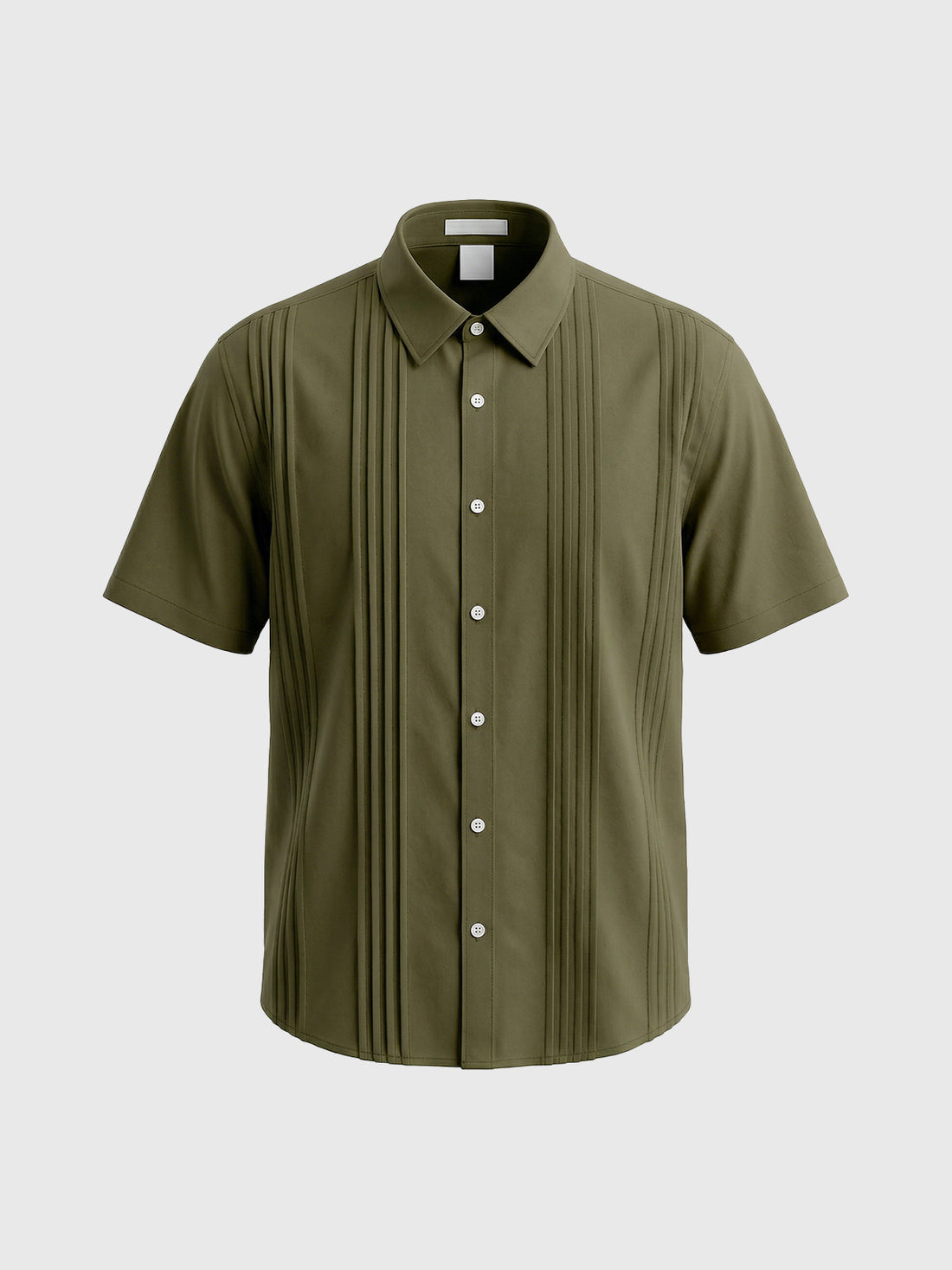 Co-ed Dorm Cargo Boxy Shirt - Olive Moss