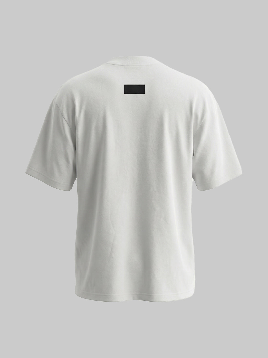 Co-ed Dorm Baggy Abstract Print Tee - White