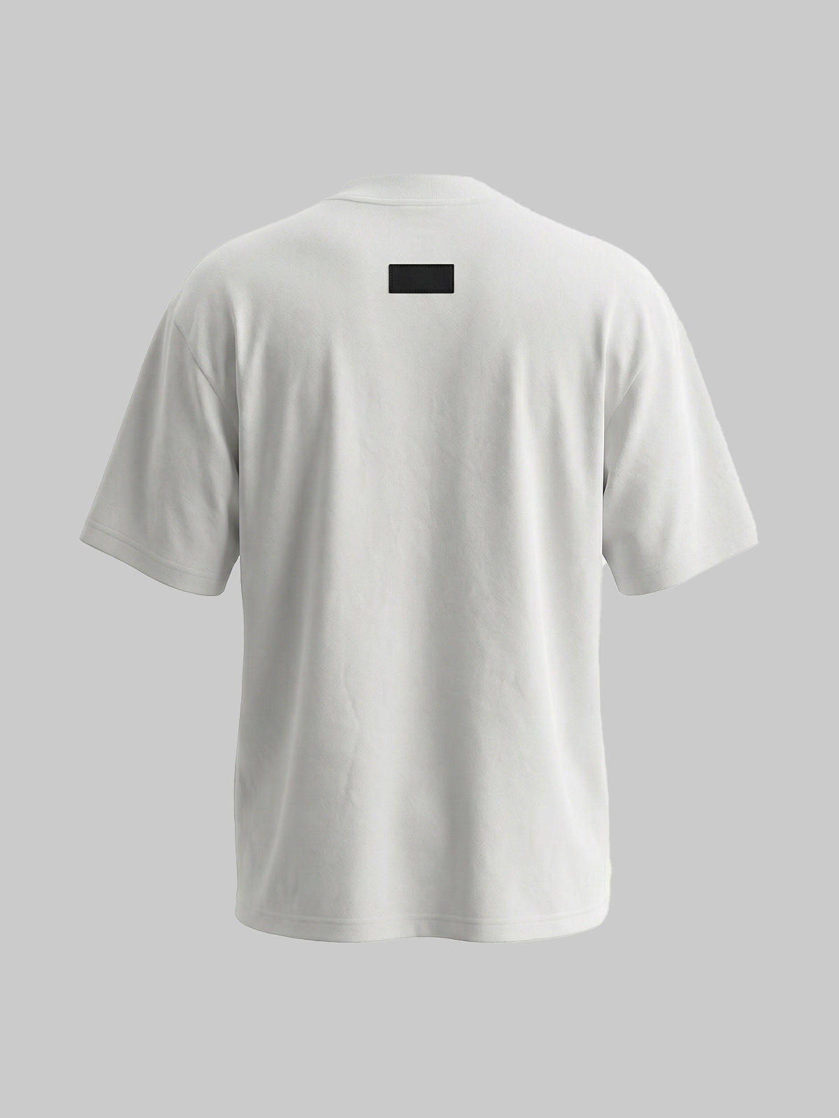 Co-ed Dorm Baggy Abstract Print Tee - White