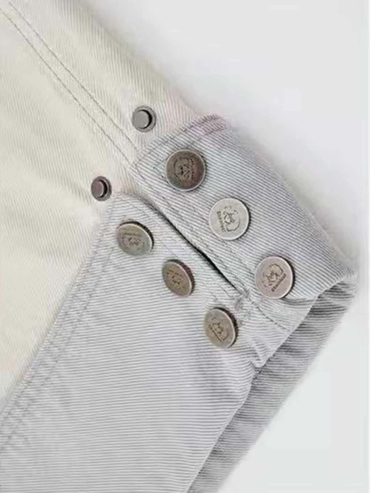 Weekday Outdoor Relaxed Wide-Leg Parachute Maxi Pants - Light Grey