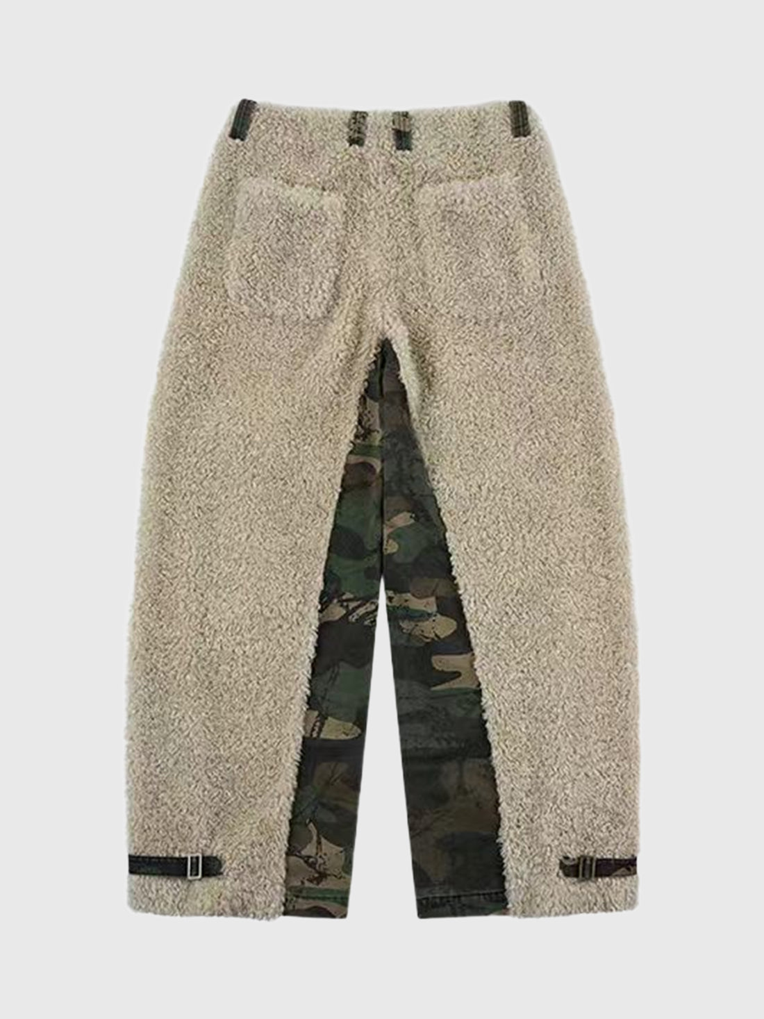 Weekday Outdoor Wide-leg Camouflage Cargo Maxi Pants - Green