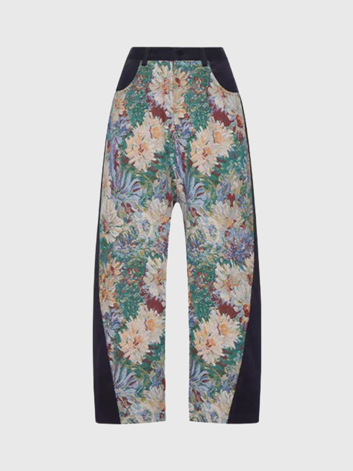 Weekday Outdoor Straight-leg Graphic Print Utility Maxi Pants - Grey
