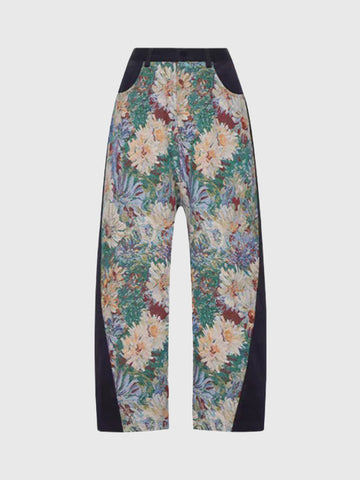 Weekday Outdoor Straight-leg Graphic Print Utility Maxi Pants - Grey