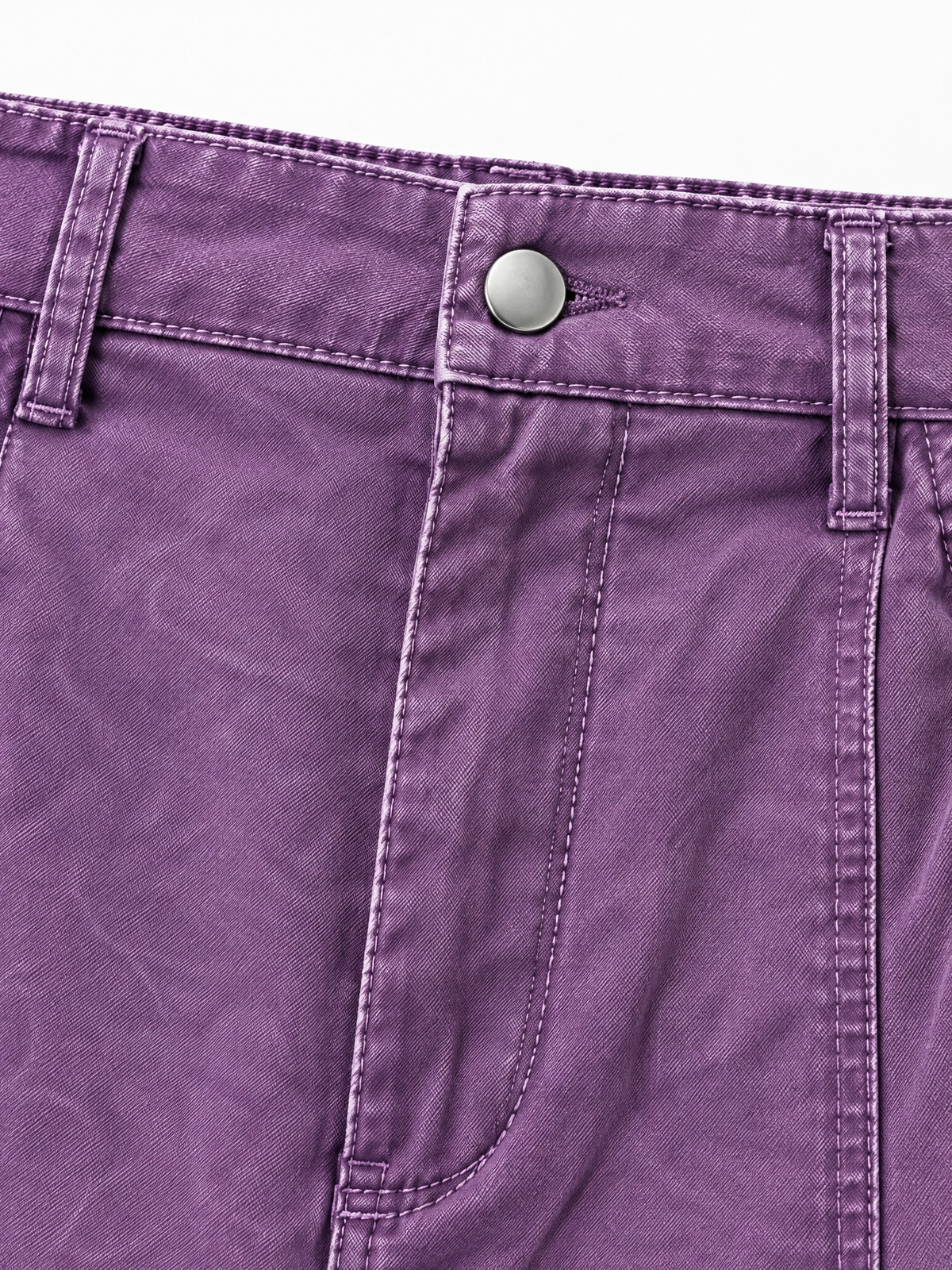 Weekday Outdoor Multi-Pocket Parachute Cargo Maxi Pants - Purple