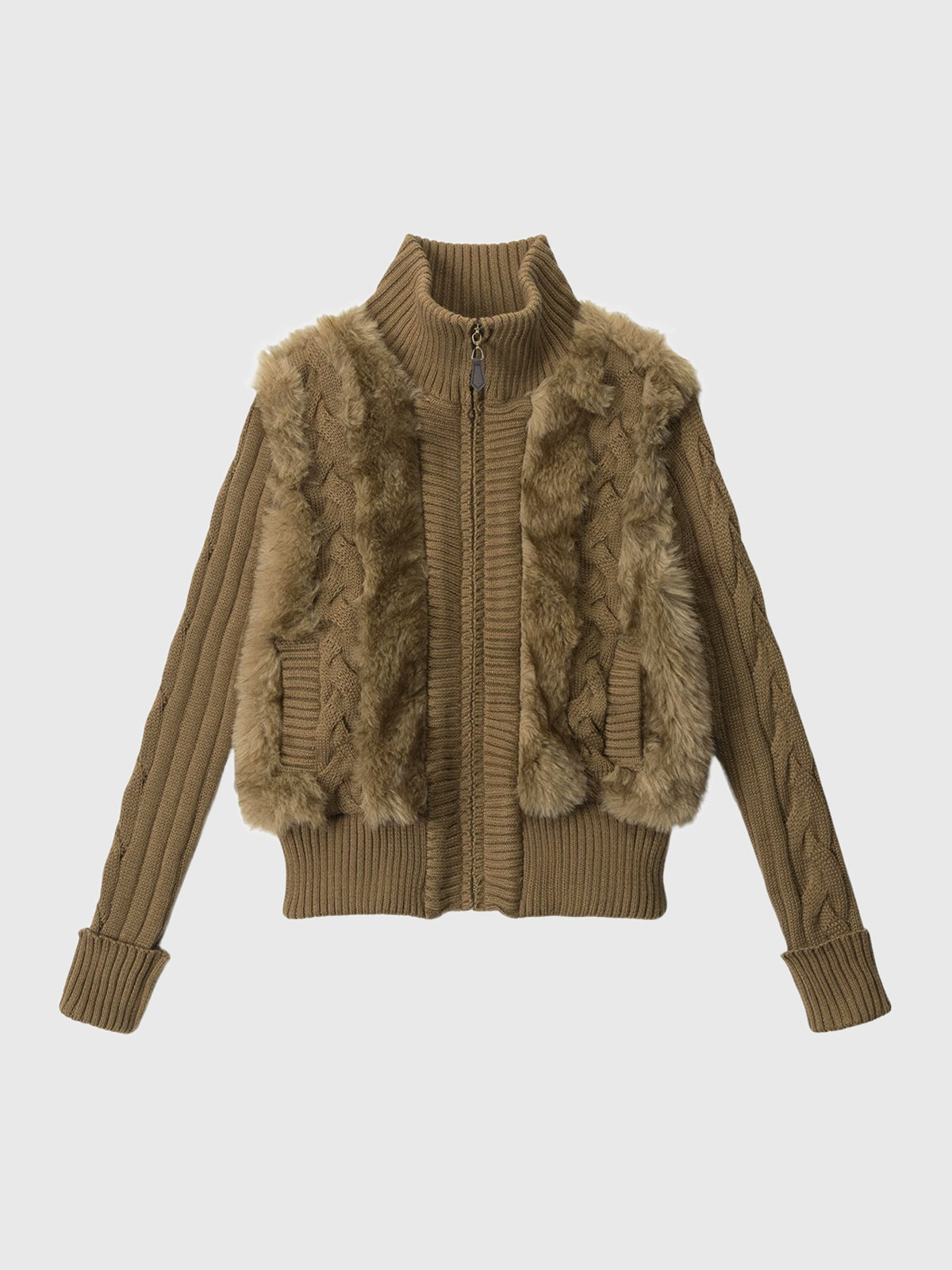 Weekday Outdoor Washed Camo Print Zip-Up Utility Jacket - Olive