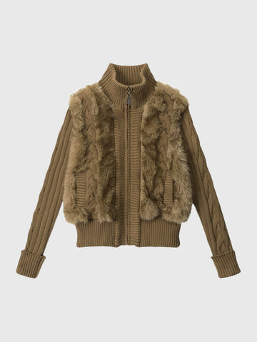 Weekday Outdoor Washed Camo Print Zip-Up Utility Jacket - Olive
