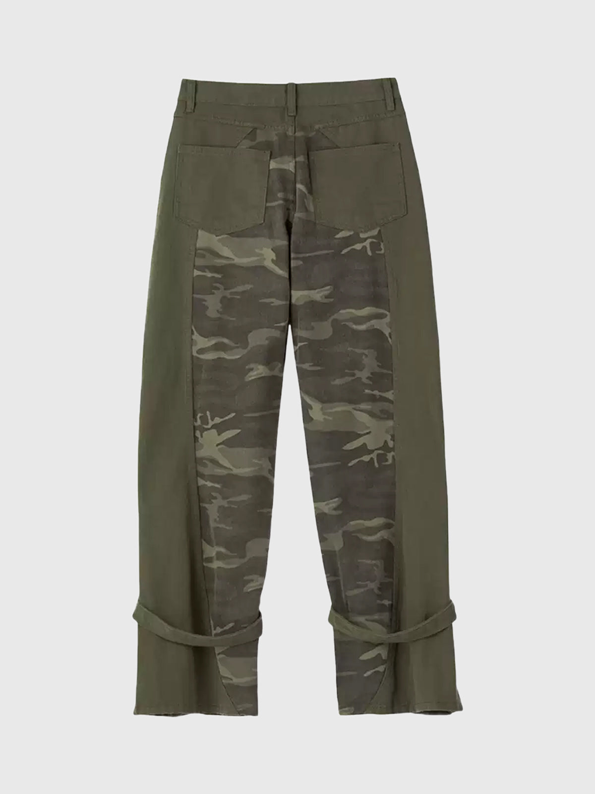 Weekday Outdoor Relaxed Wide-Leg Parachute Maxi Pants - Olive