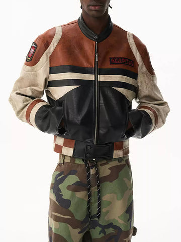 Weekday Outdoor Zip-Up Hooded Utility Windbreaker Jacket - Grey