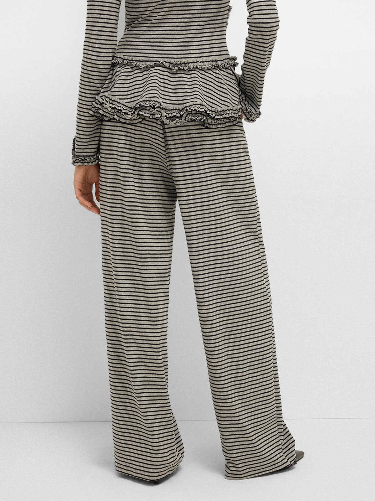 Grey Area Warning Set Pant – Stripe Grey