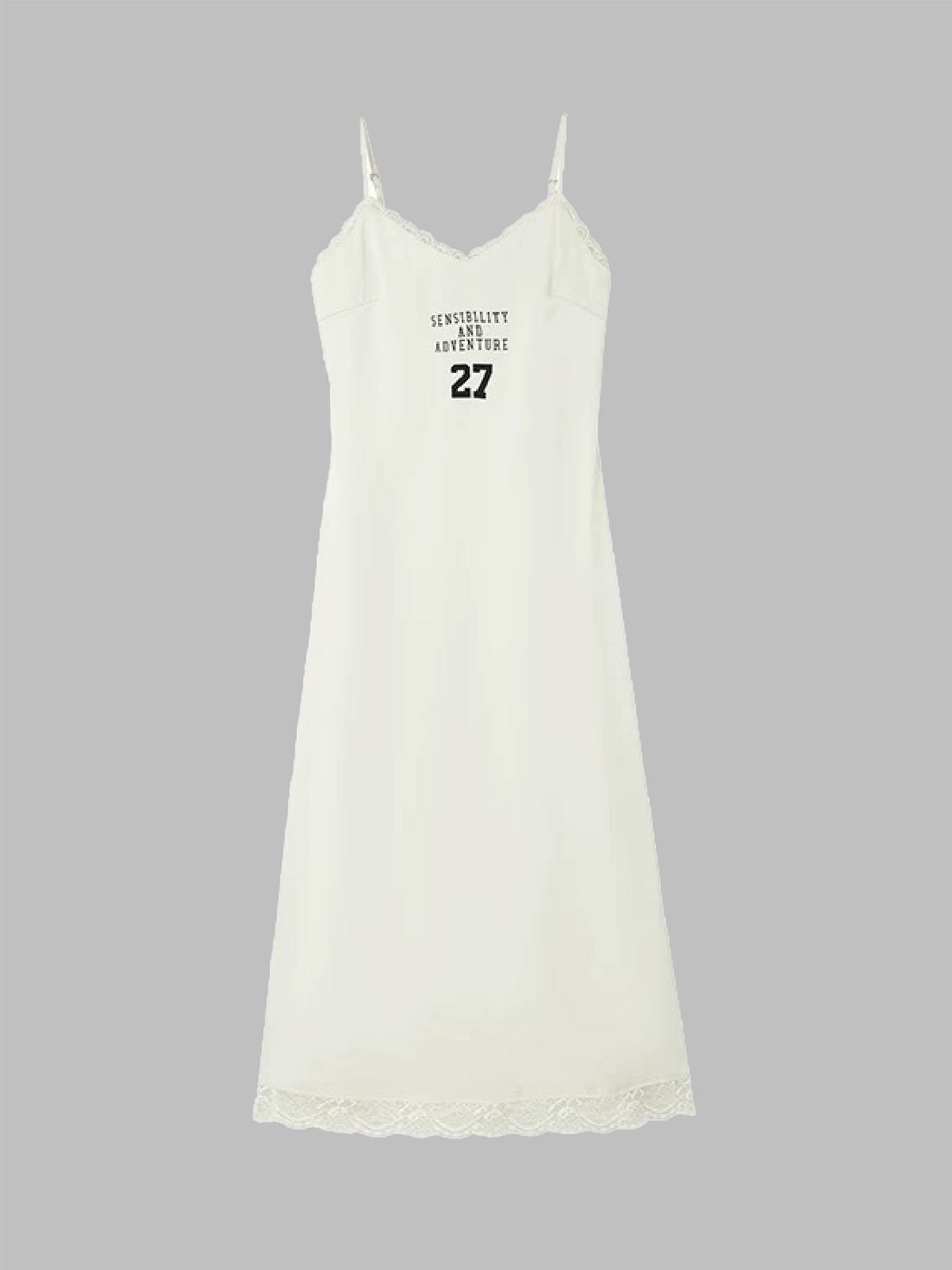 Phase 27 Slip Dress – White