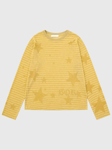 Sunbeam Star Sleeve Top - Butter Yellow