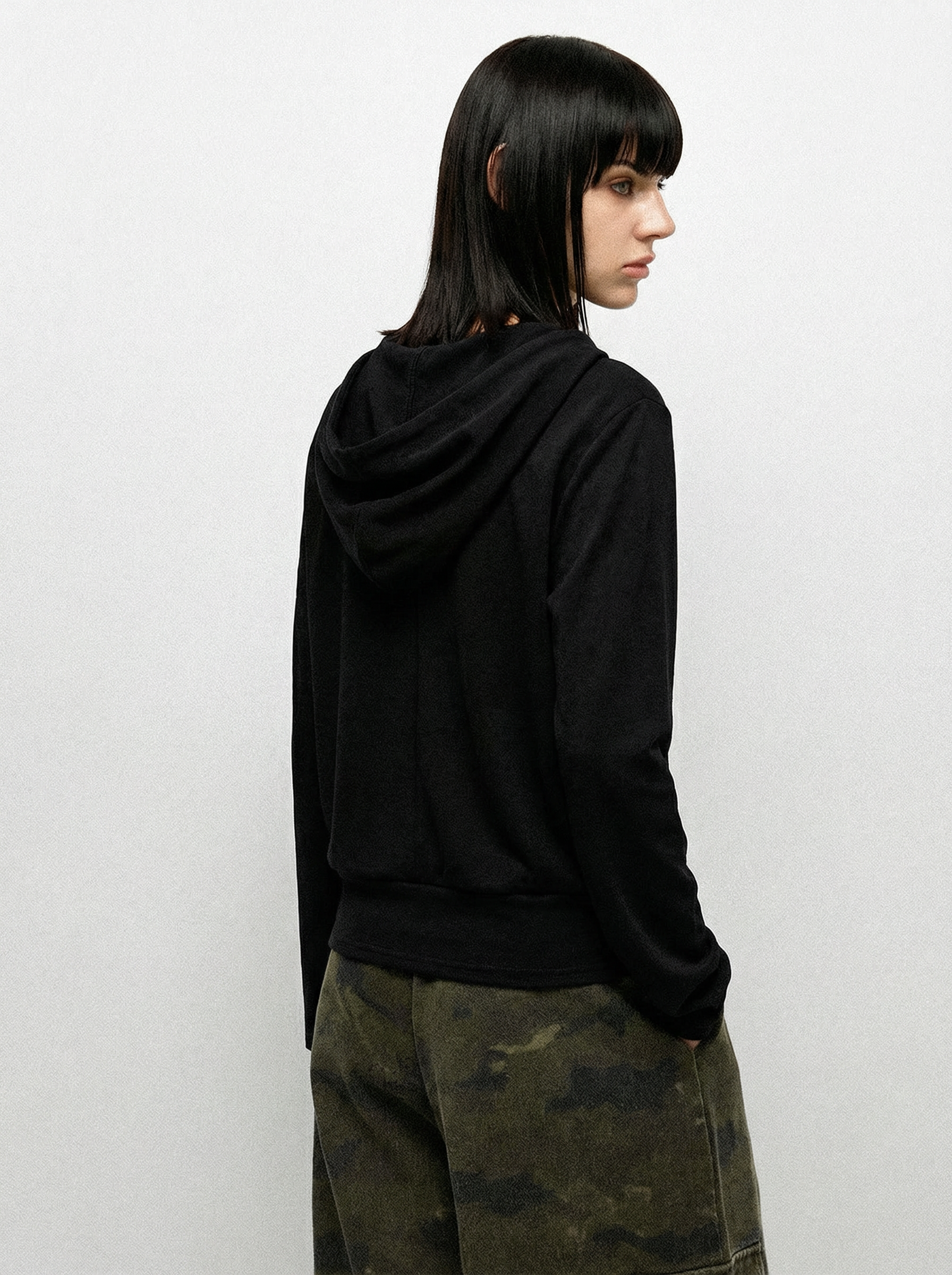 Silent Warm-Up Hoodie – Noir Black