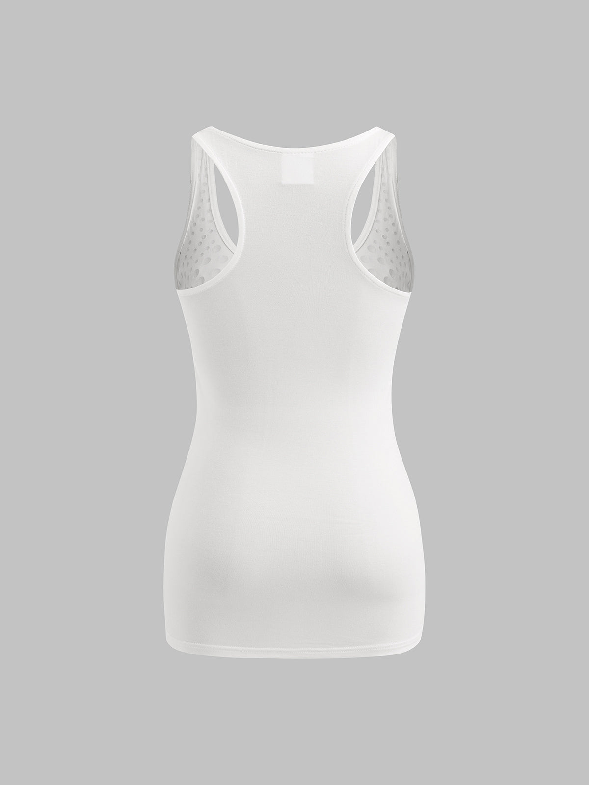 Crystal Trace Body Tank – Chalk White