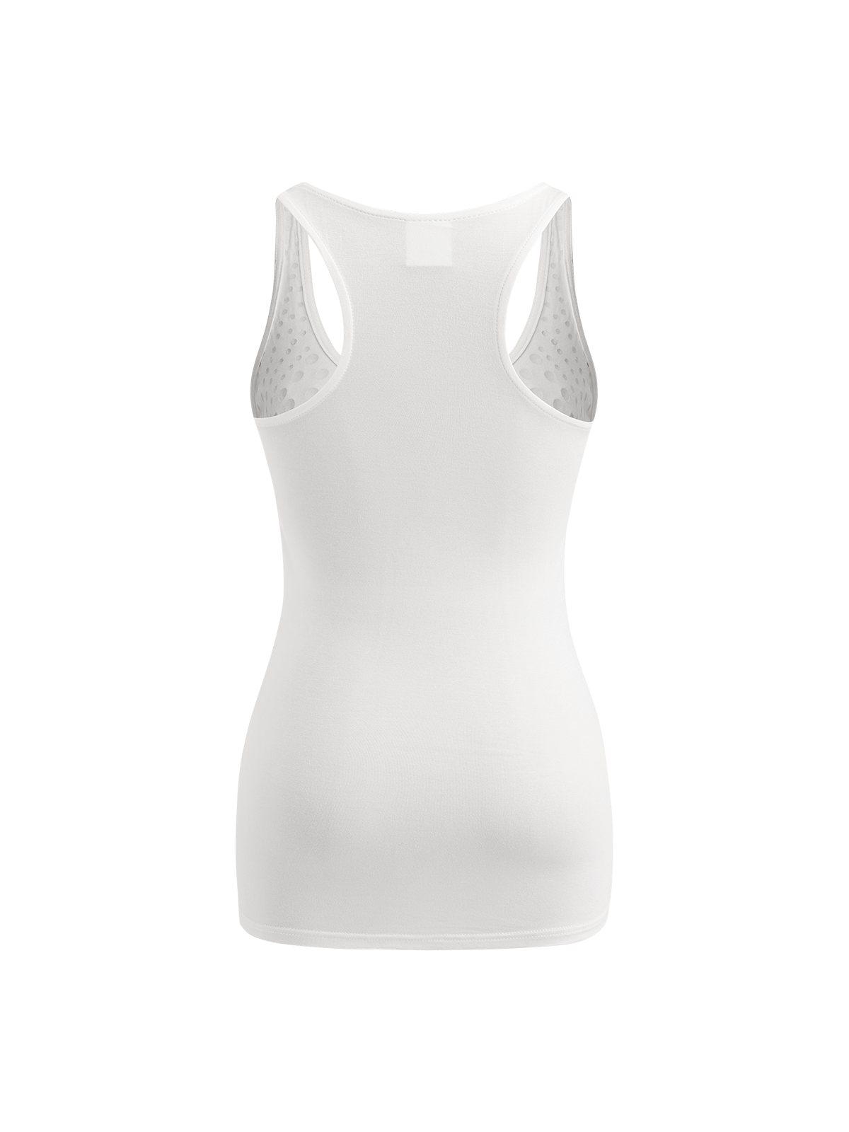 Crystal Trace Body Tank – Chalk White