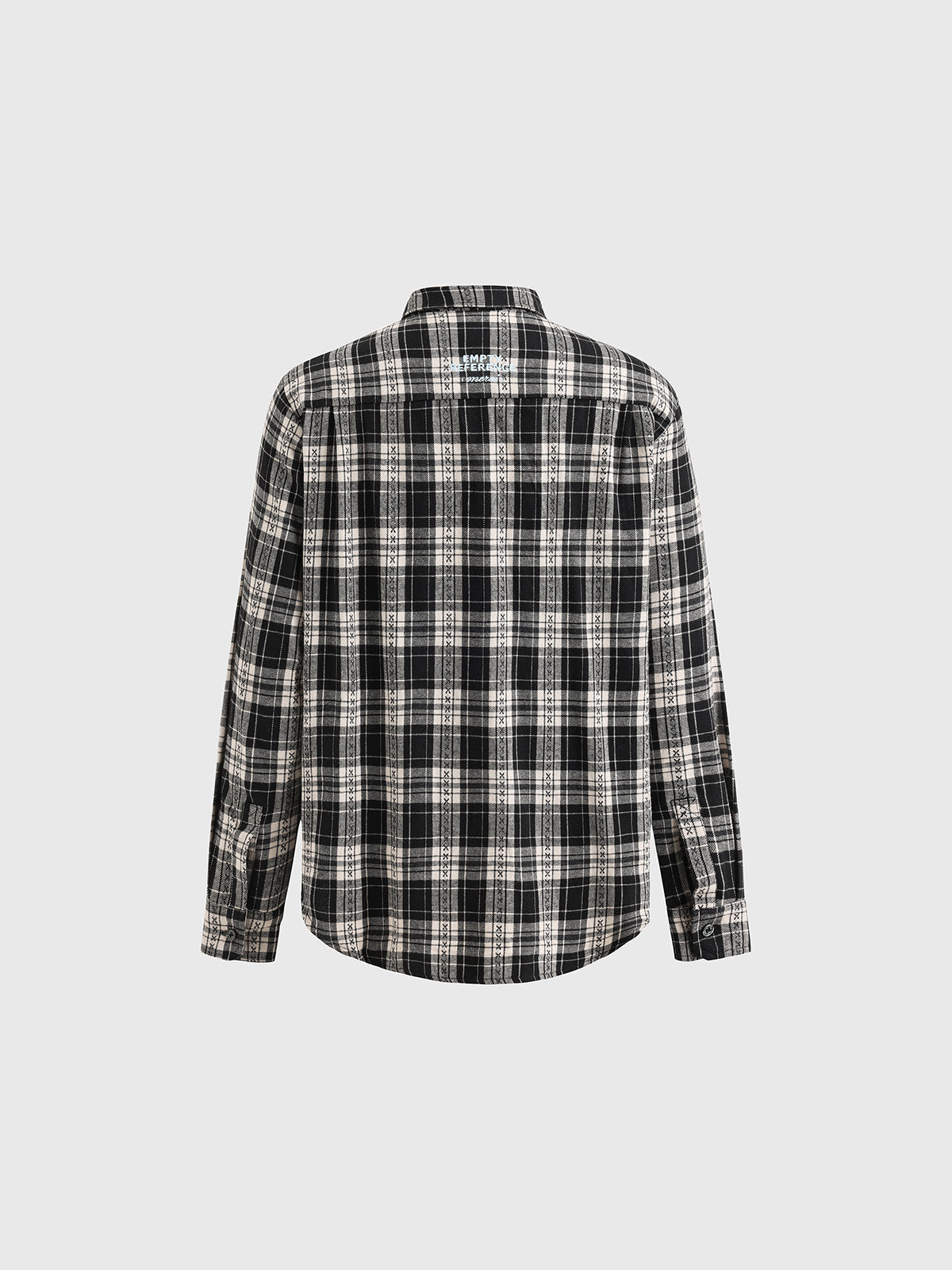 Soft Threat Bow Shirt – Shadow Check