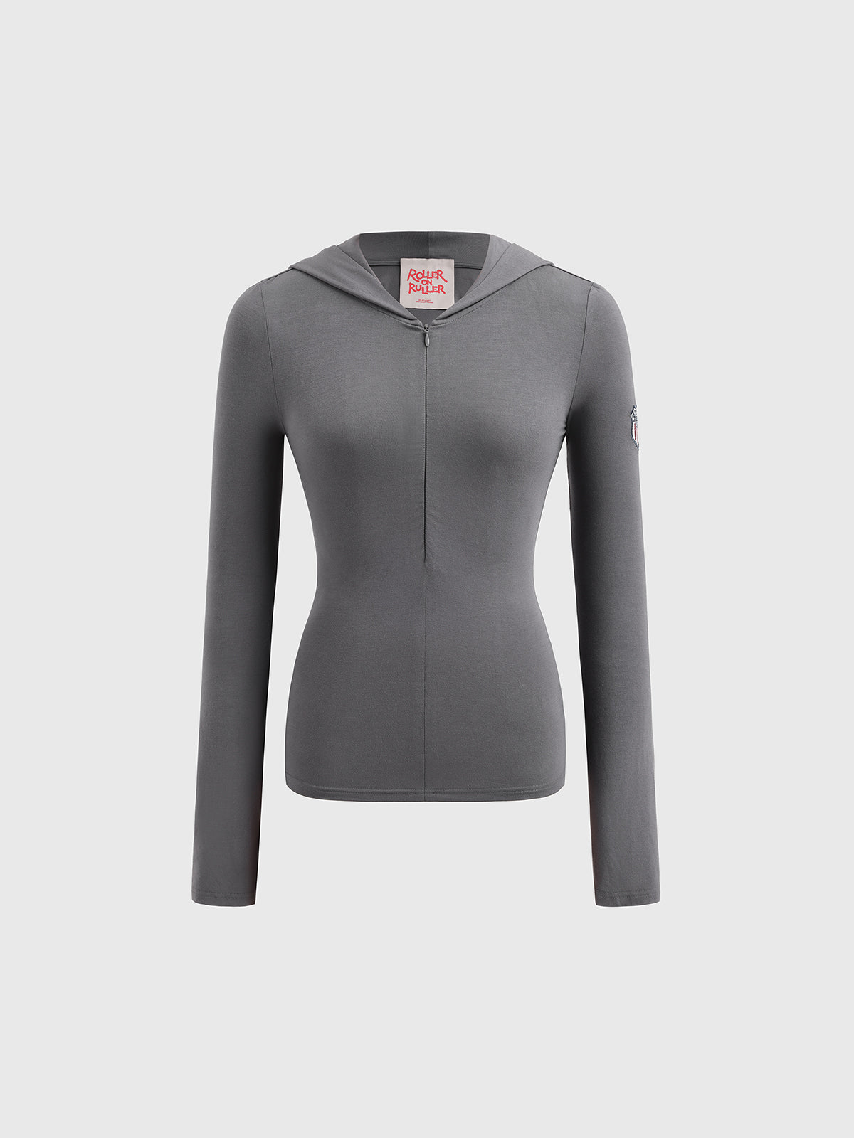 Final Hold Sleeve Top – Smoke Grey