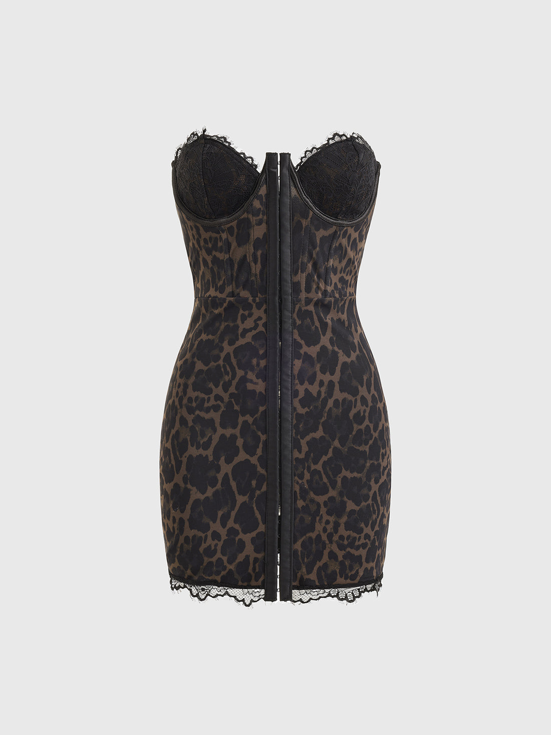 Untamed Proof Laced Body Dress – Leopard Noir