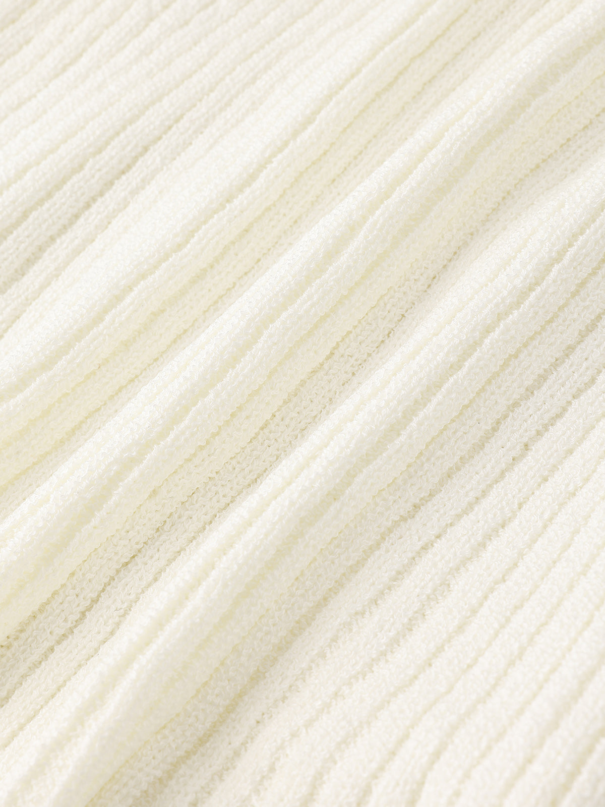 Open The book to Find a Knit  Skirt – Bone White