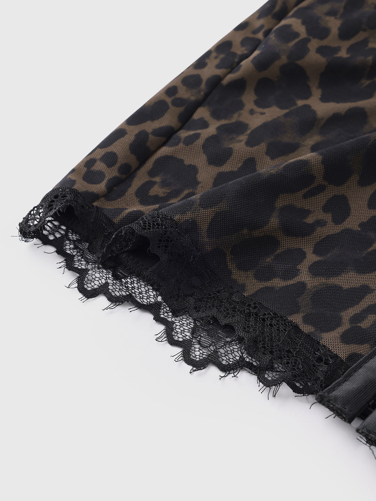 Untamed Proof Laced Body Dress – Leopard Noir