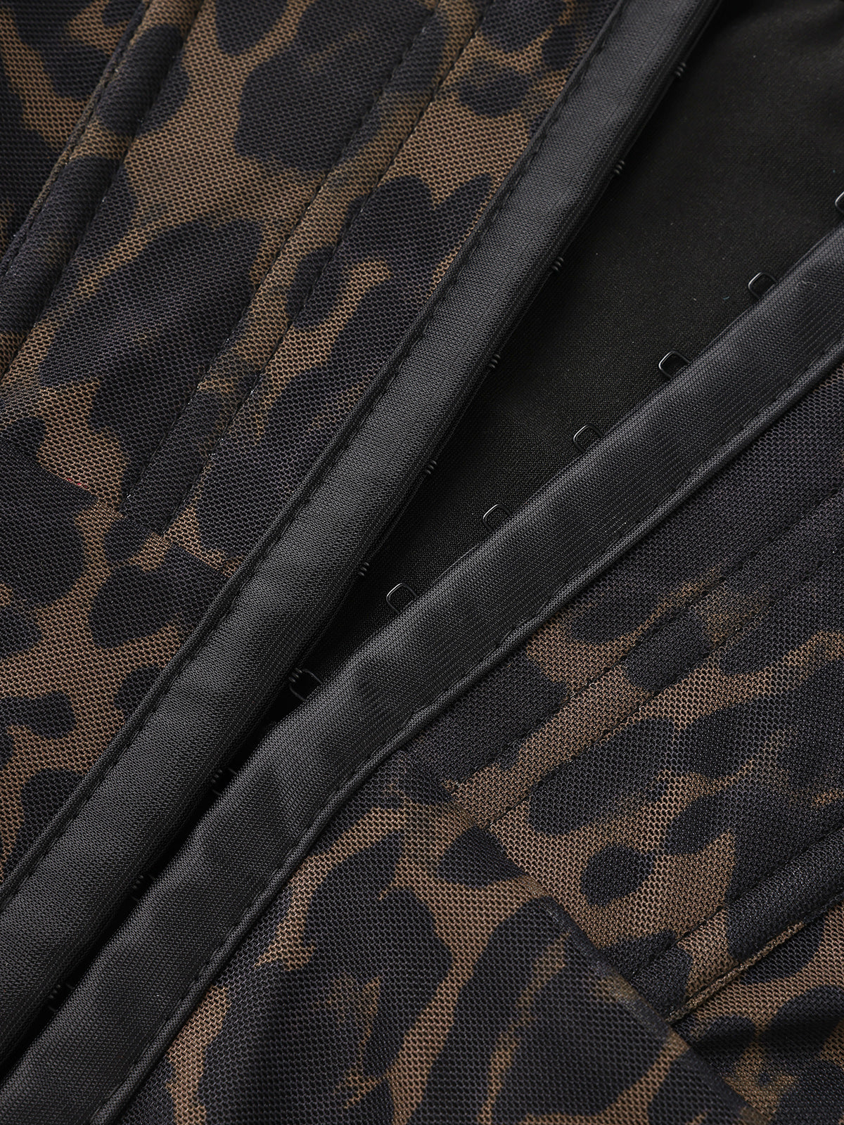 Untamed Proof Laced Body Dress – Leopard Noir