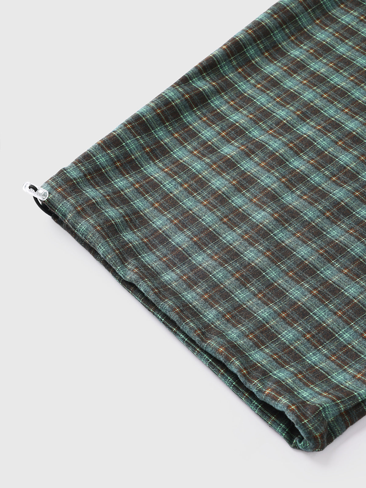 Double Vision Check Cut Pants – Forest Green