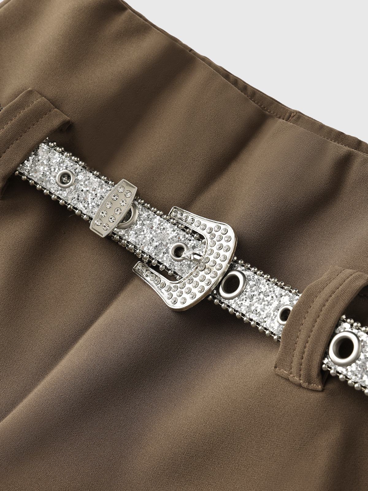 Start the Engine Mini Skirt – Dust Brown