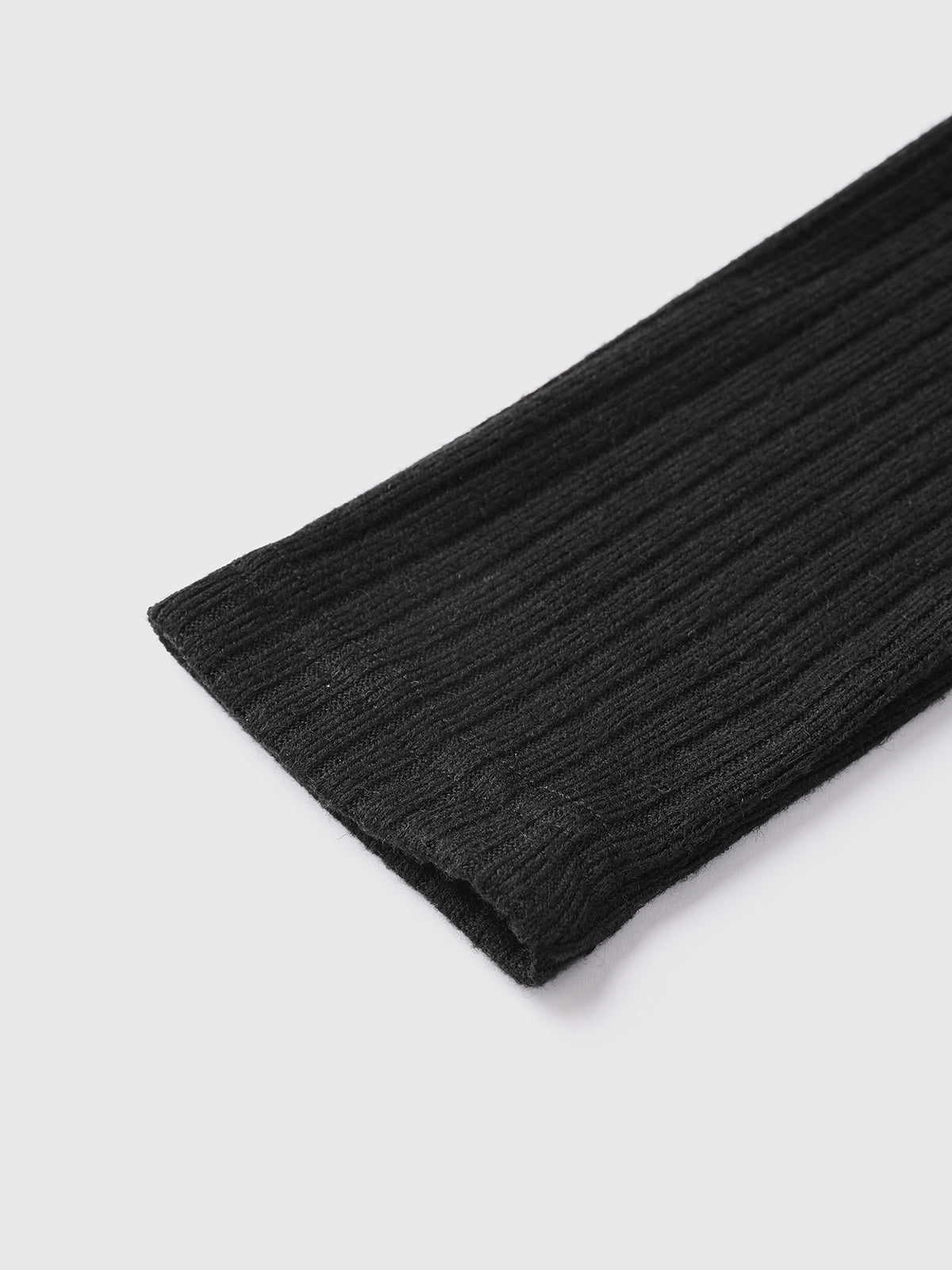 Night Watch Slim Knit Sweater – Ink Black