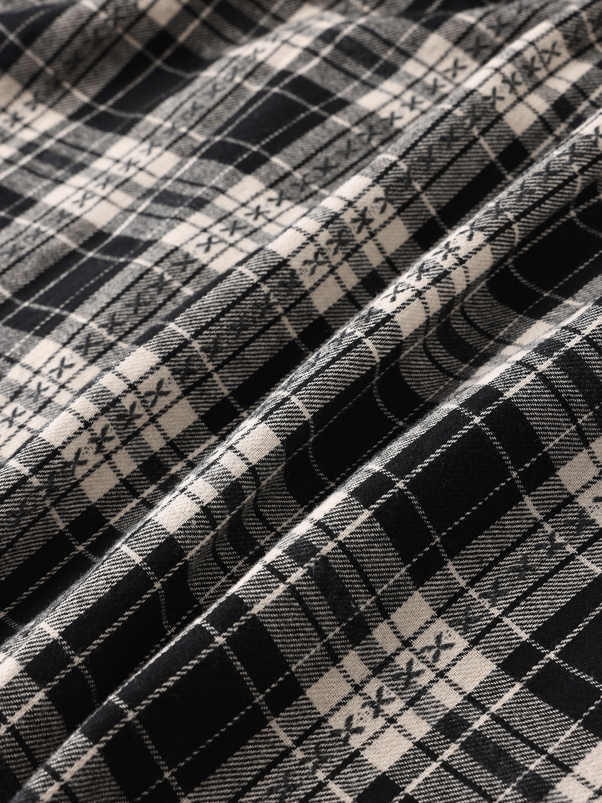 Soft Threat Bow Shirt – Shadow Check